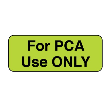 Nevs For PCA Use Only 7/8" x 1-5/8"Whitew/Red Reverse P-15169